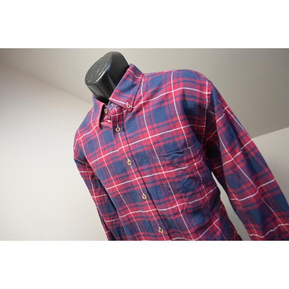 Southern Proper Flannel Shirt Plaid Long Sleeve Traditional Fit Mens Size Large - Picture 2 of 8